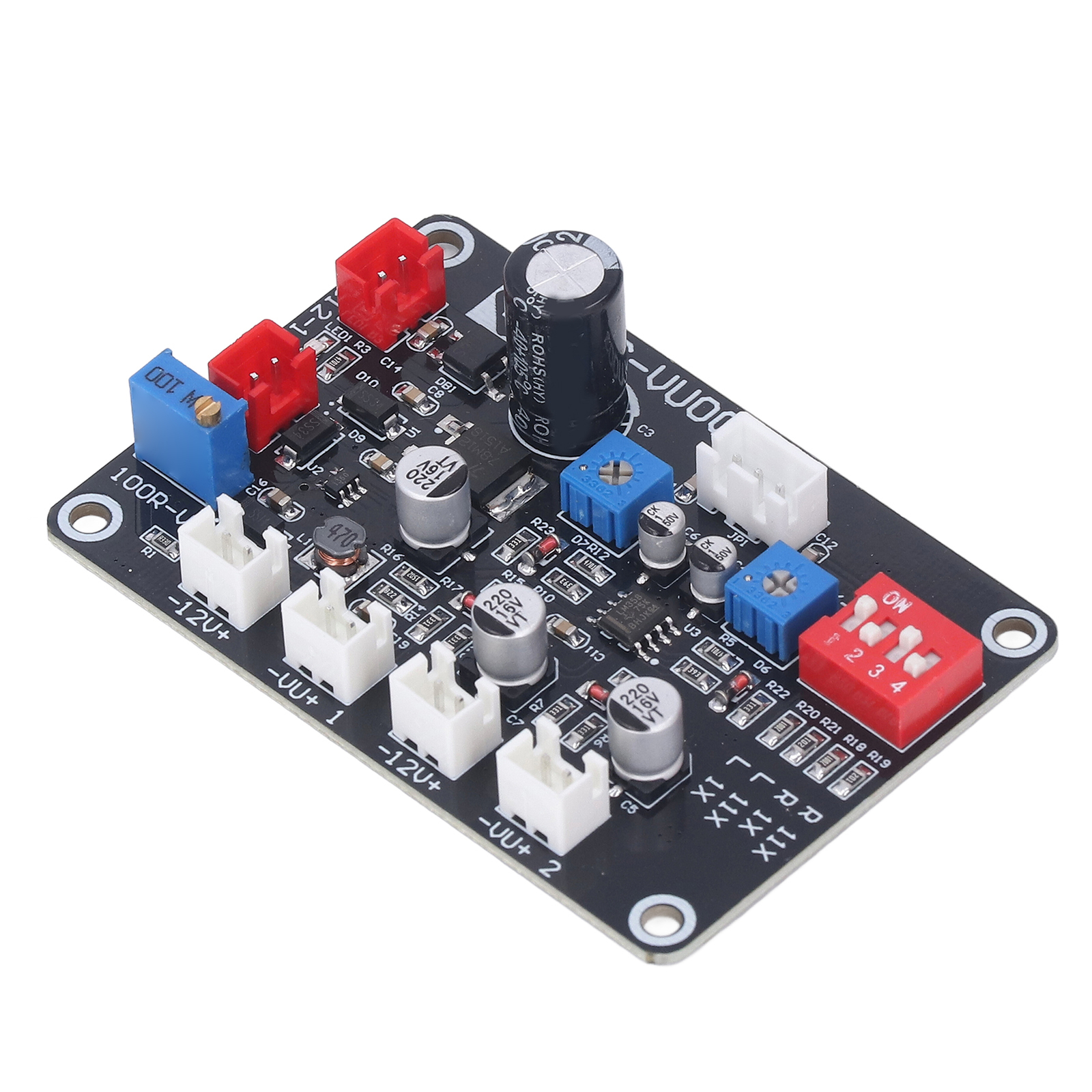 VU Meter Easy Operation ABS White Backlit High Accuracy VU Meter