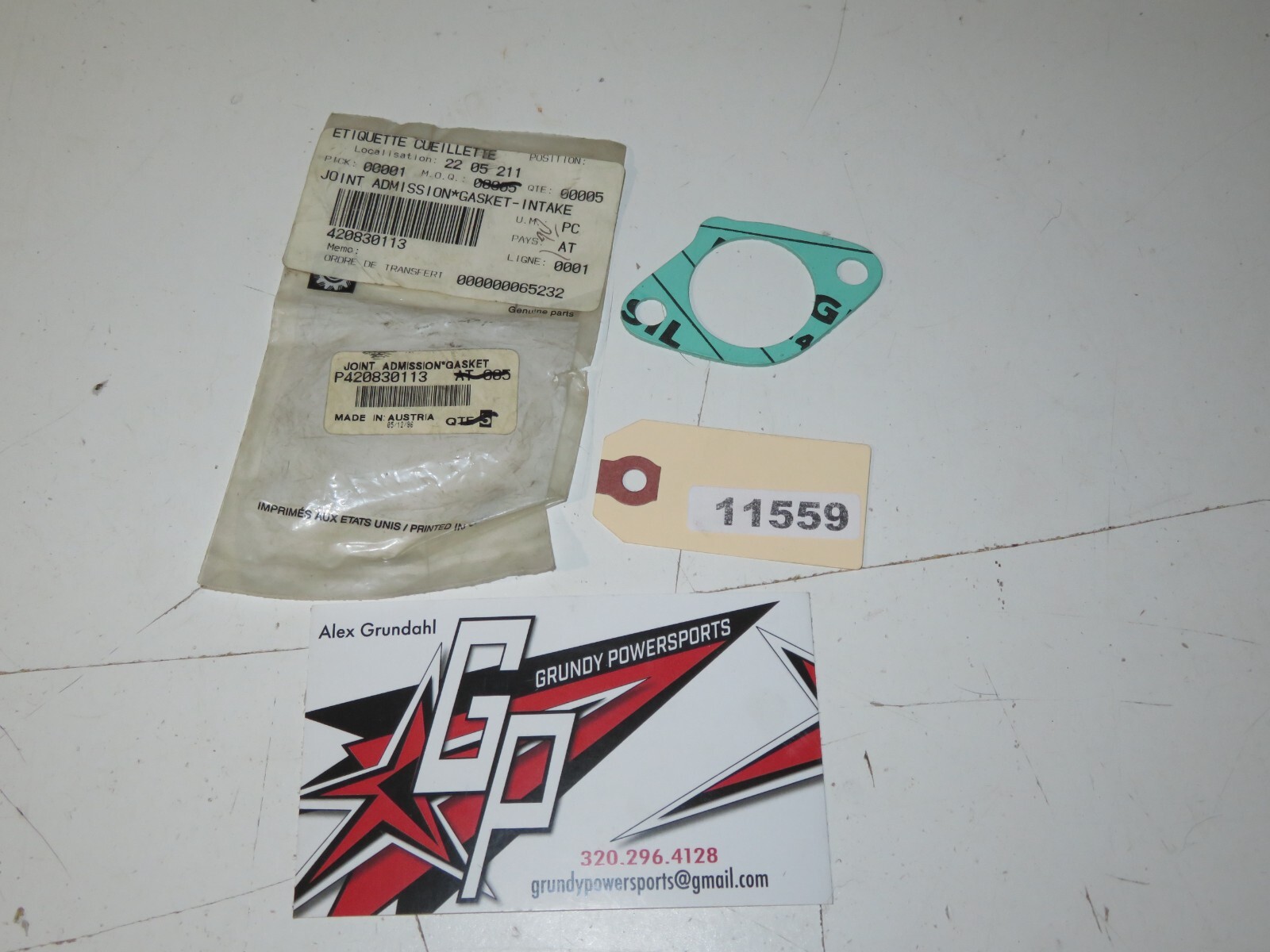 Ski-Doo - New OEM Intake Gasket Qty 1 - 420830113