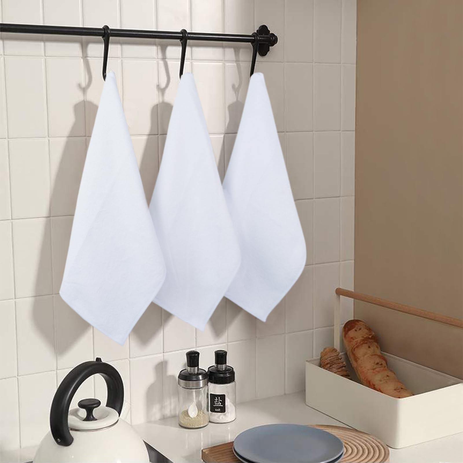 SINLAND Microfiber Cleaning Cloth Dish Cloth Kitchen No Streak Absorbent Dish...
