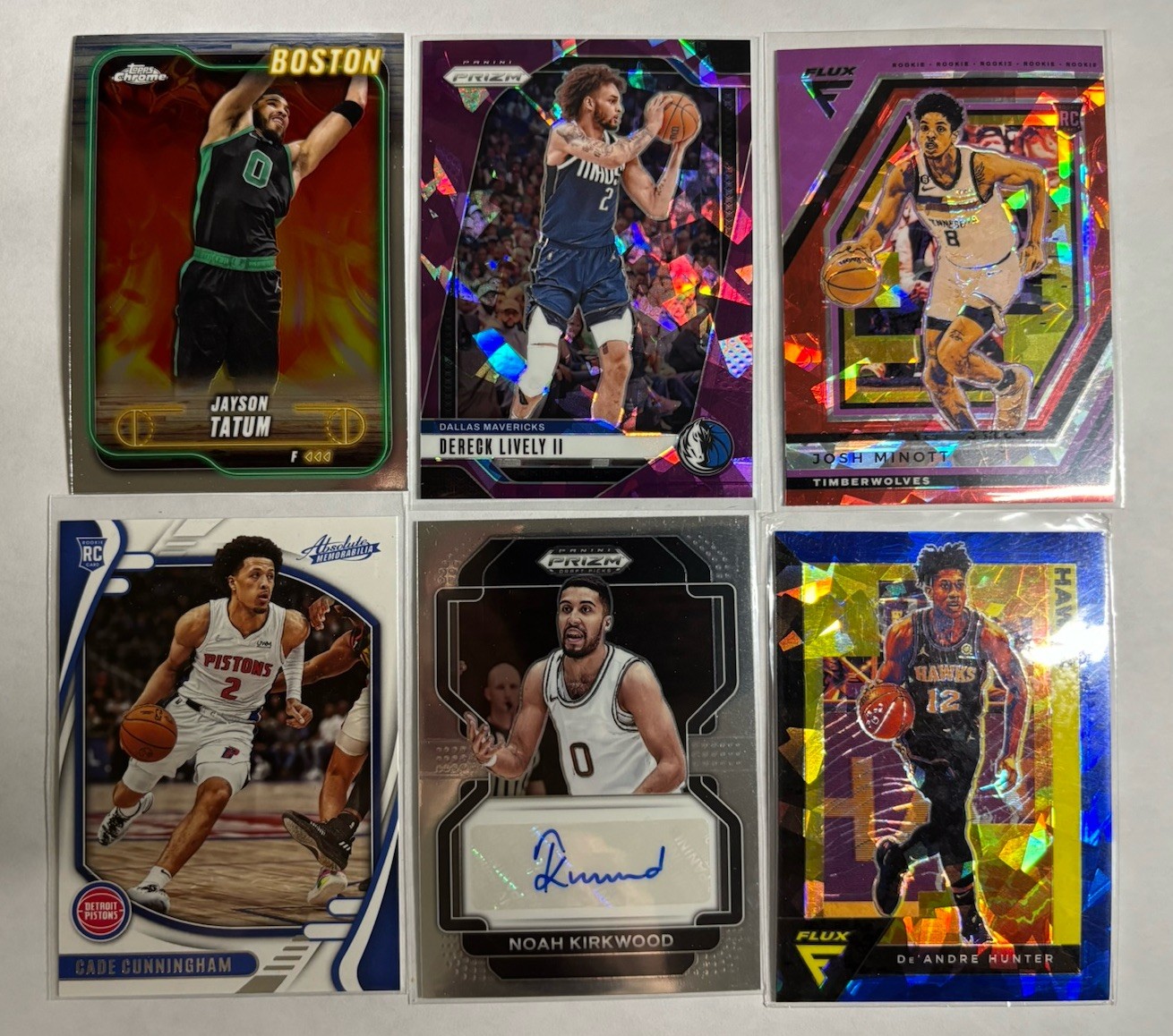 6 CARD Basketball Mystery PACK LOT GUARANTEED AUTO PER PACK See Description