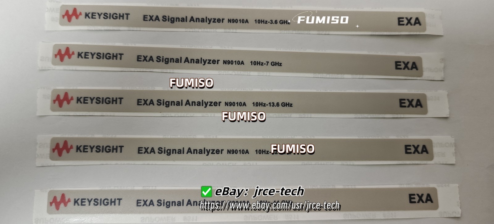 For Keysight N9010A EXA Signal Analyzer 3.6 7 13.6 32 44GHz Logo Label*jrc