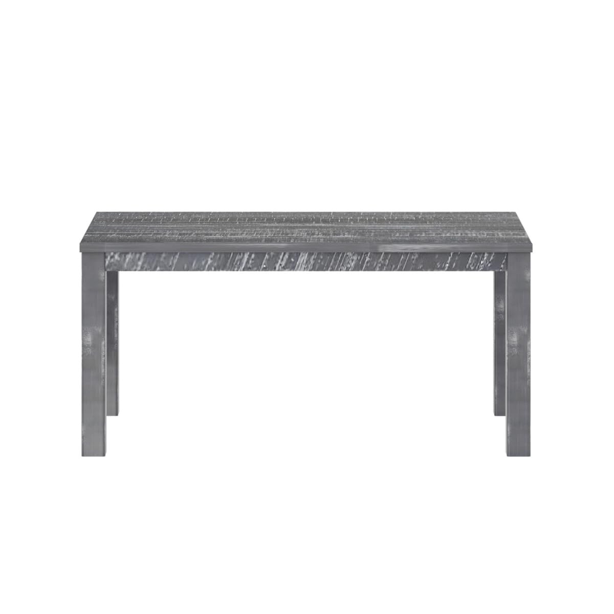 35 Gray Solid Wood Dining Table