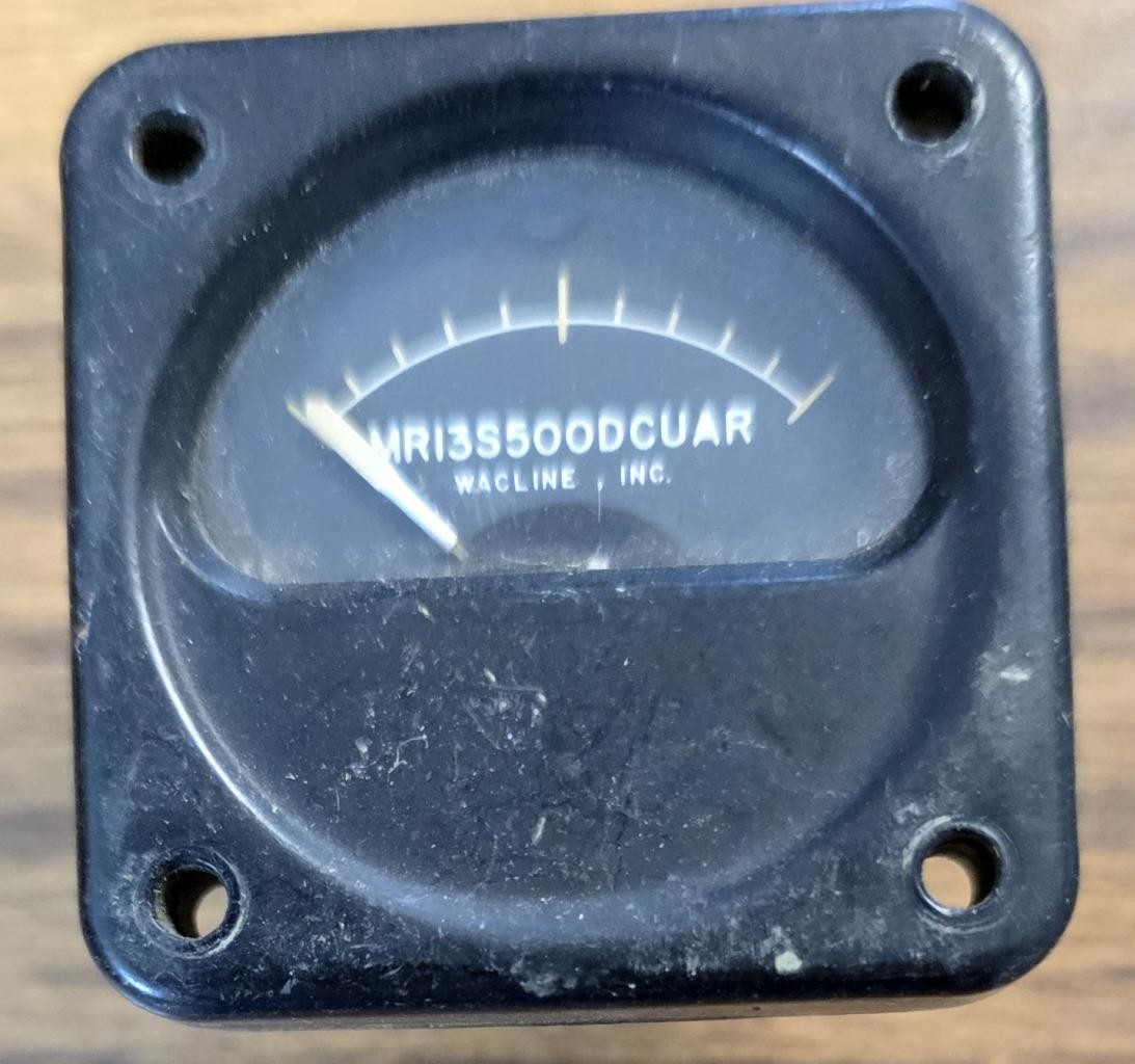 500uADC METER 1.75 IHCH SQUARE MILITARY RUGGADIZED