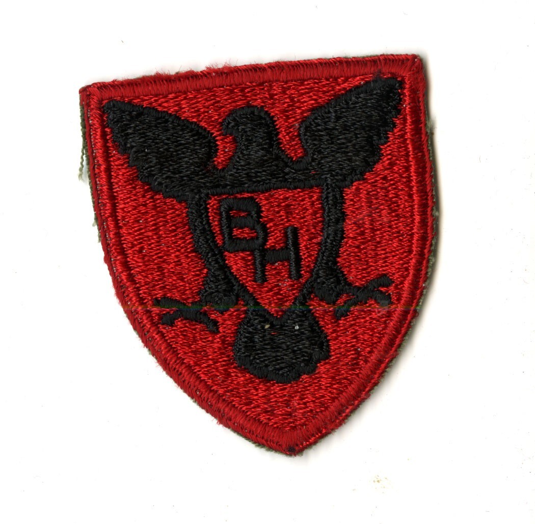 86th Infantry Division White Back Patch WWII Vintage Germany Czechoslovakia