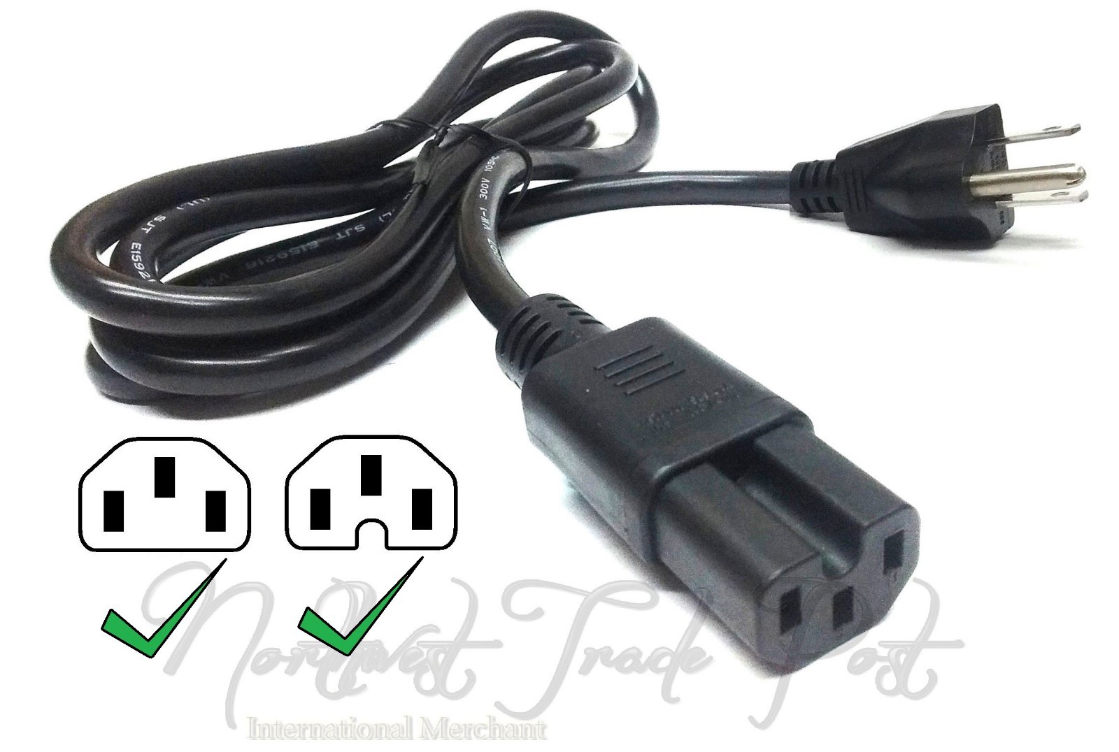6ft Replacement AC Power Cord for Motorola AstroTac Model 3000 T5770A Receiver