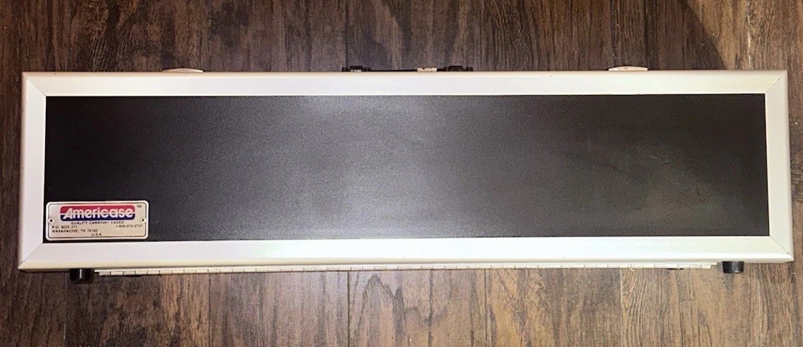 Americase Double Shotgun Airline Aluminum Hard Carry Travel Case 30.5x8.5x6.5