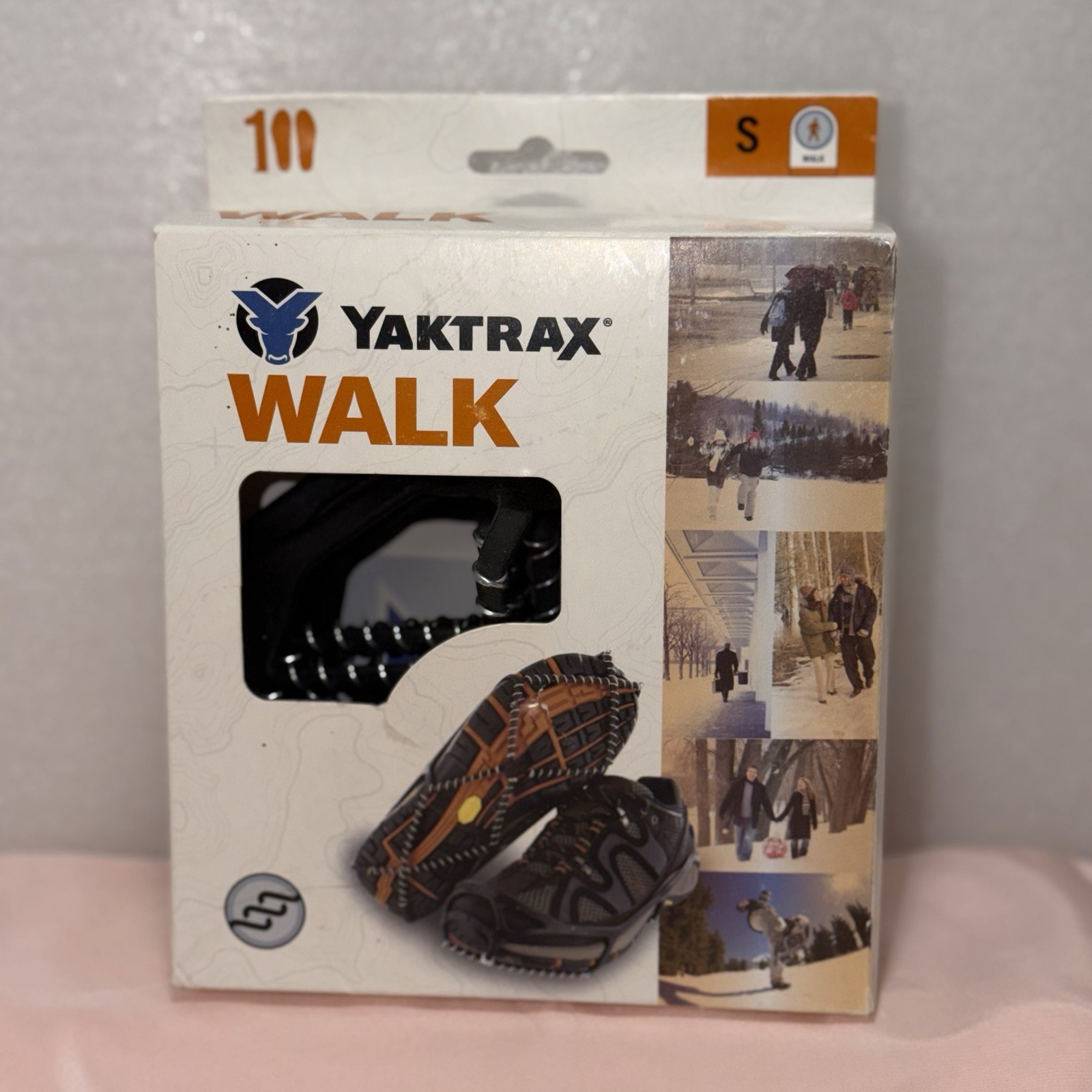 Yaktrax WALK Traction Ice Snow Unisex Size Small, Black 6223q