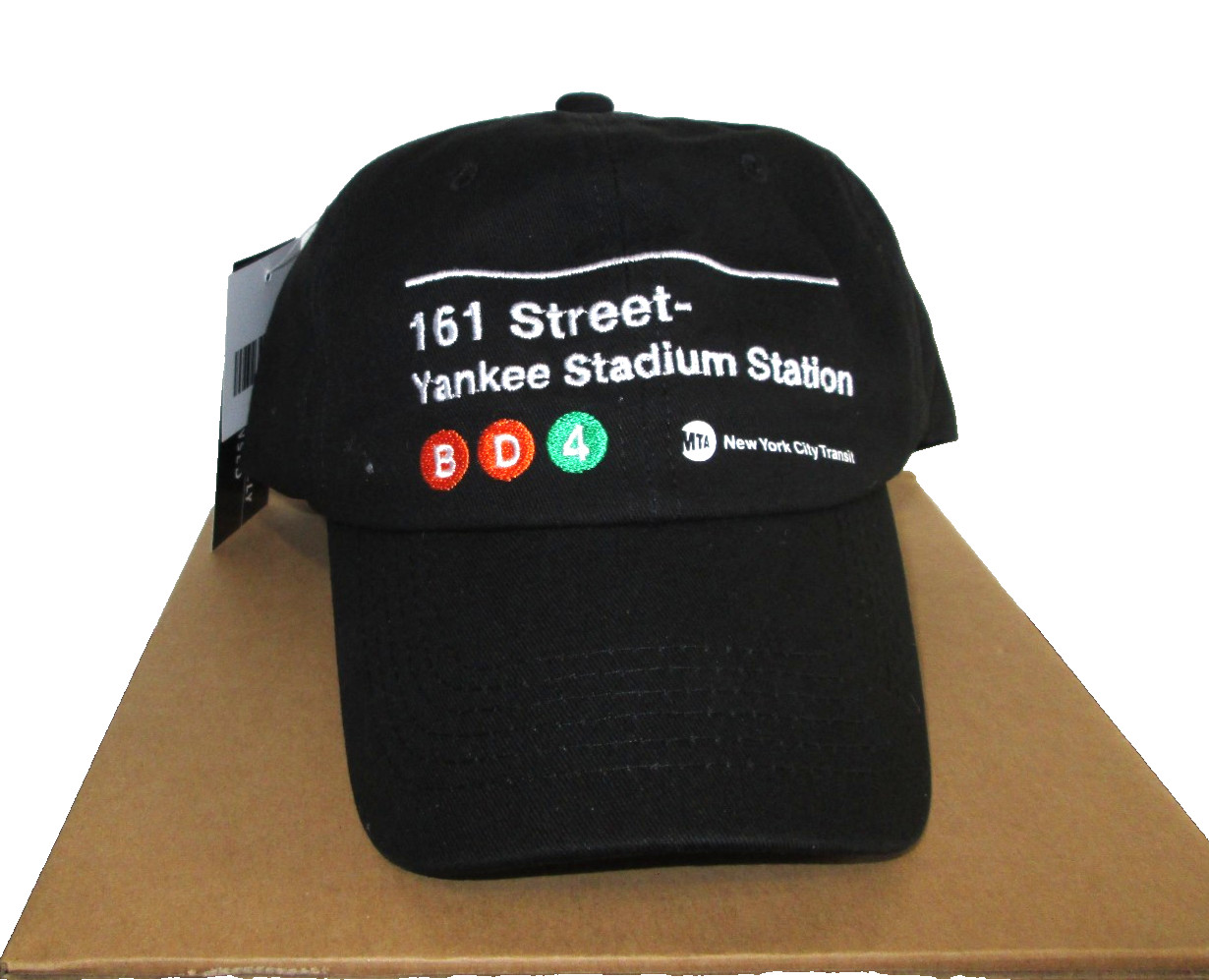New Men's NYC MTA 161 Street Yankee Stadium Licensed Subway Cap Hat OSFA