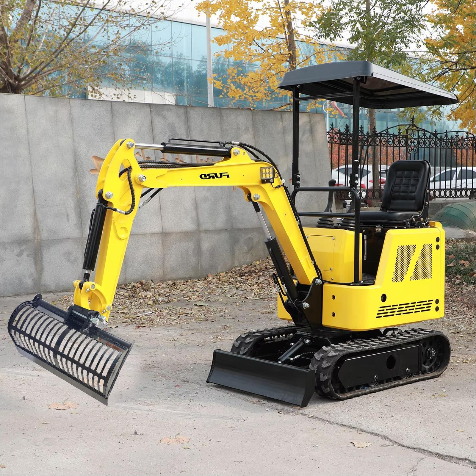 600mm Attachment Screening Skeleton Bucket For Mini Excavators Digger New