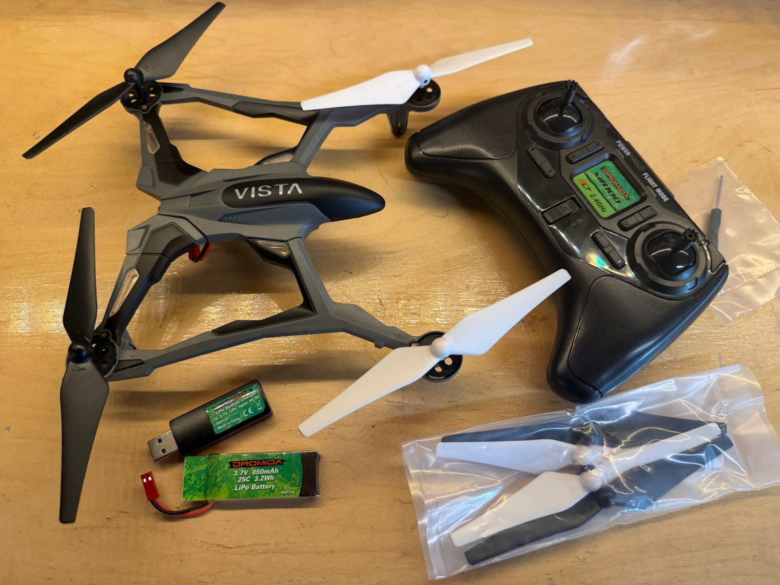 Dromida Vista UAV RTF Drone DIDE03WW (White) - Tested Working