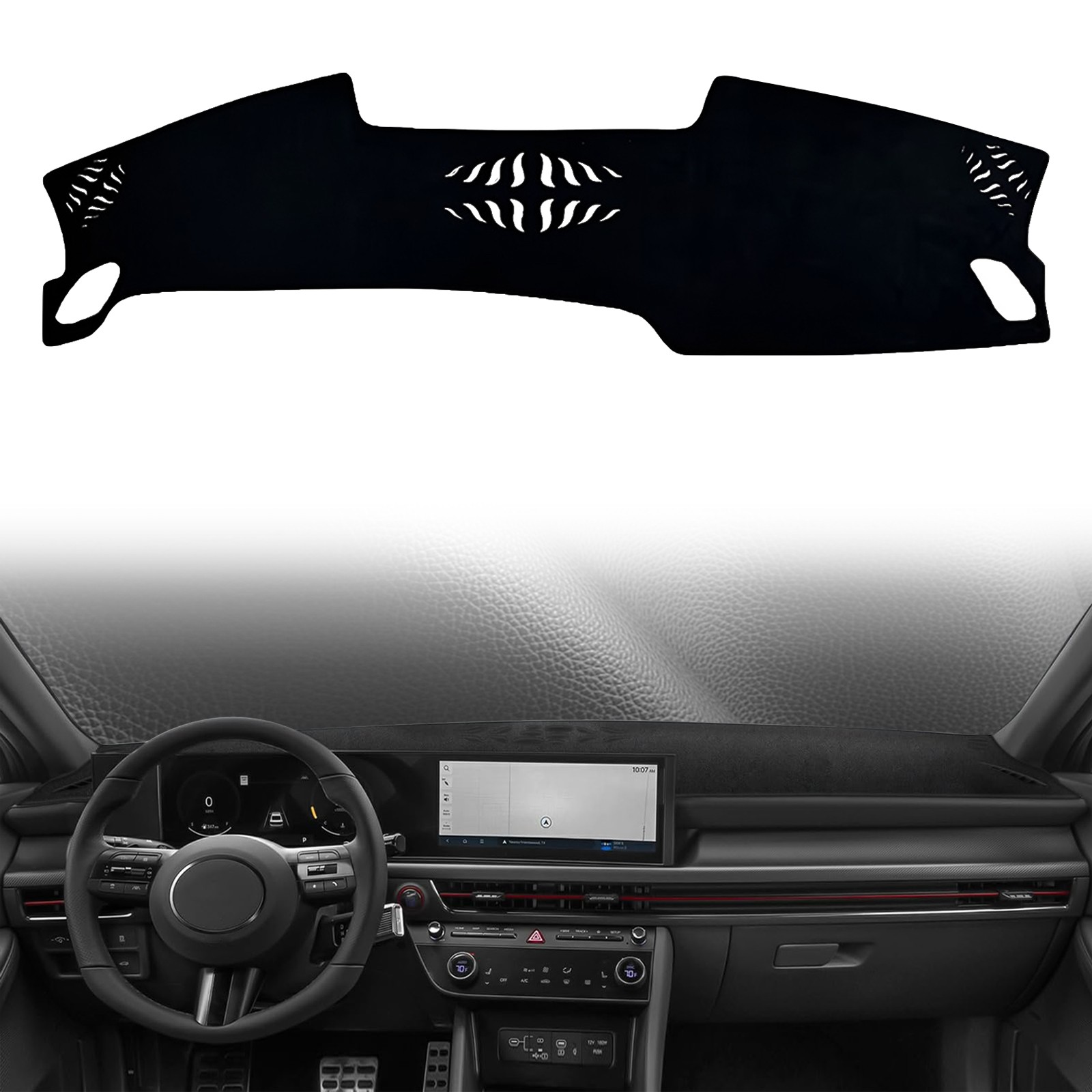 for Hyundai Sonata 2024-2026 N-line (Whitout HUD) LHD Dashboard Pad dashmat