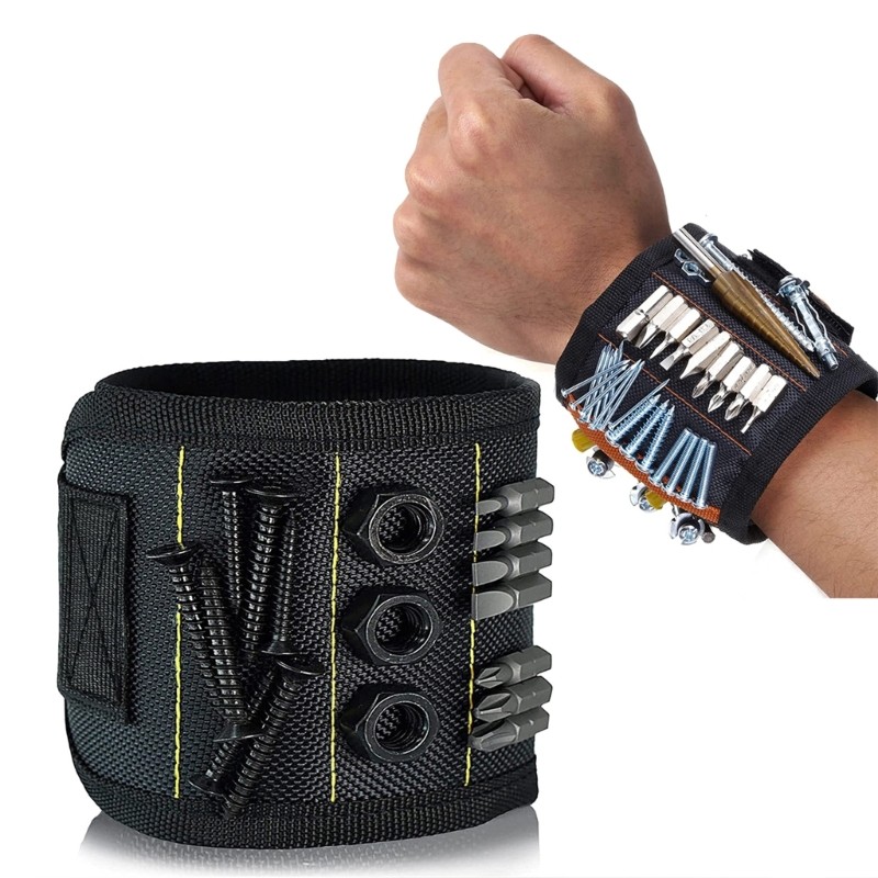 Wristband for Tool Father Colleague with Magnets Adjustable Size