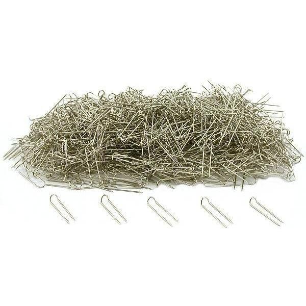 1000 Silver U-Pins Jewelry Display Chain Pad Showcase 7/8"