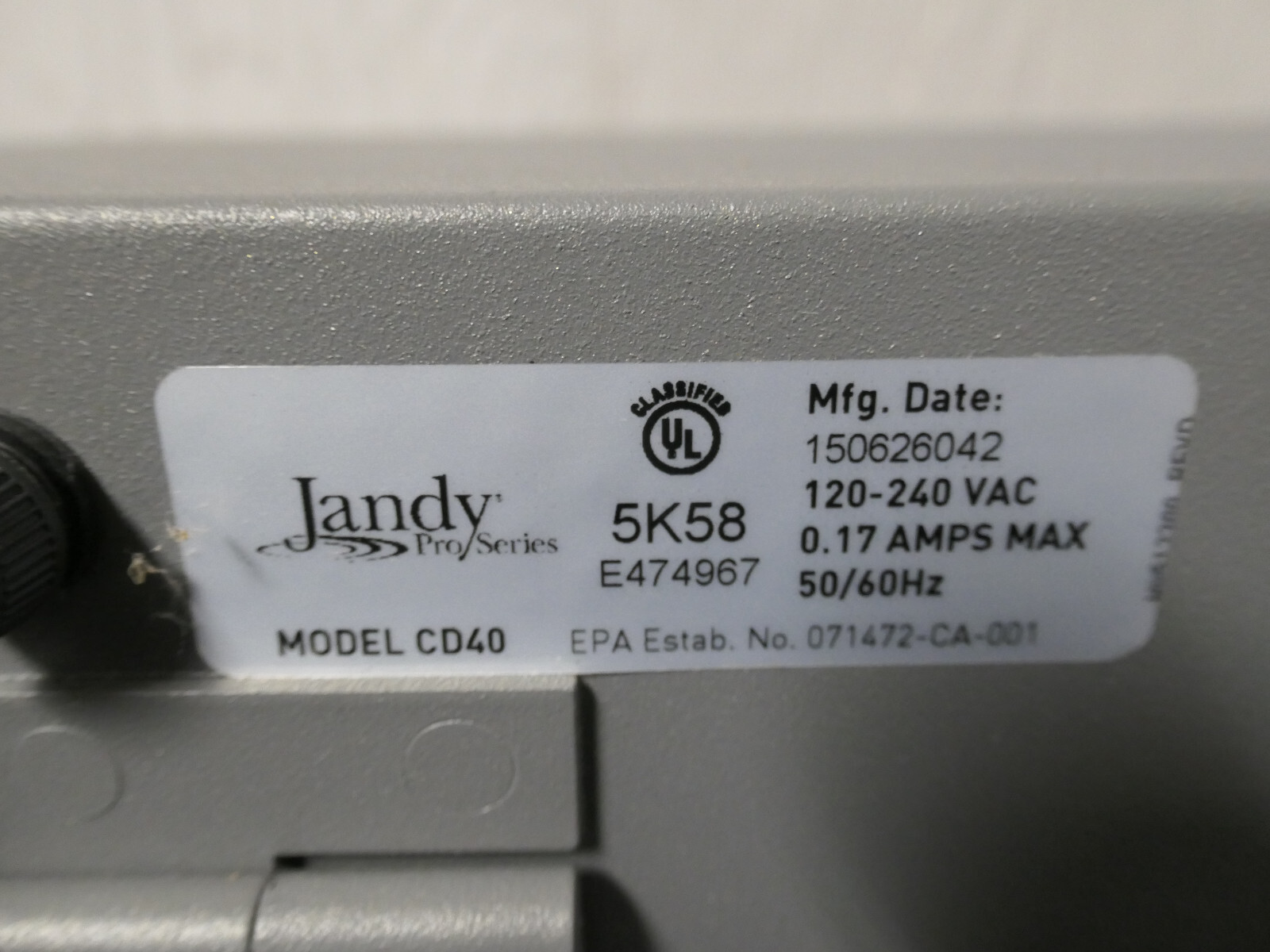 Jandy Pro Series 7CD40 BOX ONLY