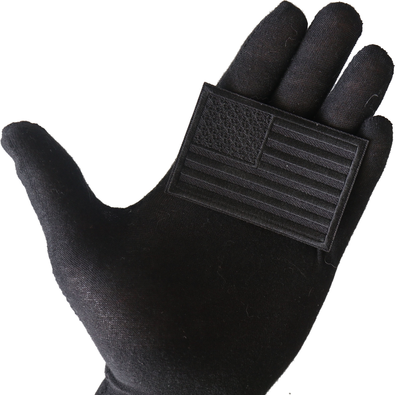 Black American Flag Patch - 3x2 inch - P6882