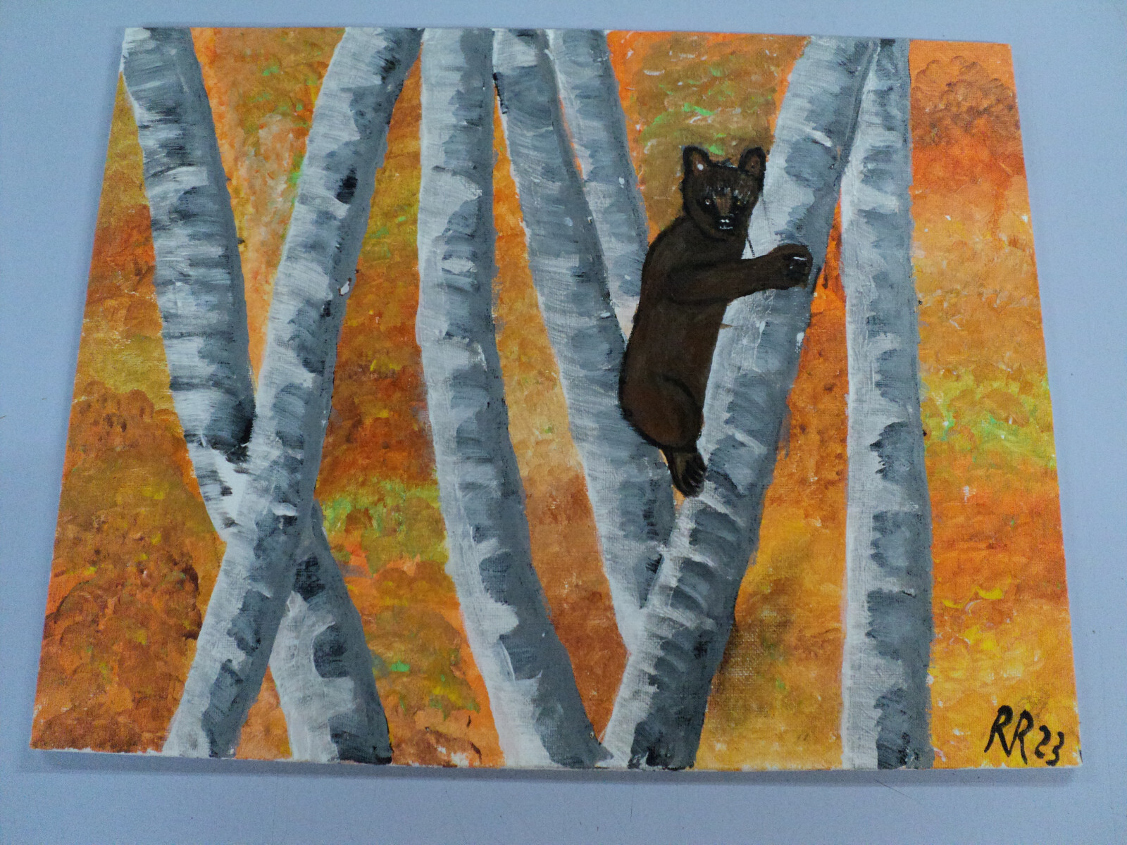 11" x 14"  Puma  Local Artist Paintng Acrylic