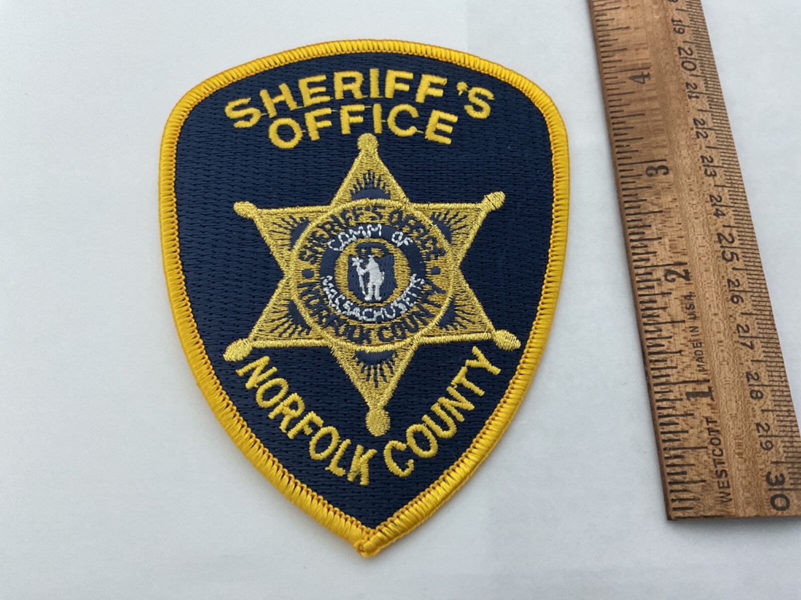 Sheriff’s Office Norfolk County Collectable patch new full size
