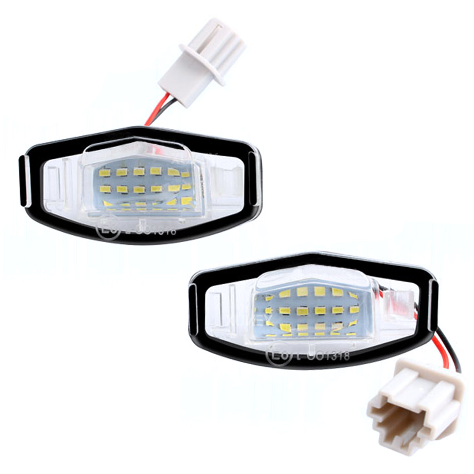 2Pack License Plate Light For Acura MDX TSX RL Honda Accord Civic Odyssey Pilot