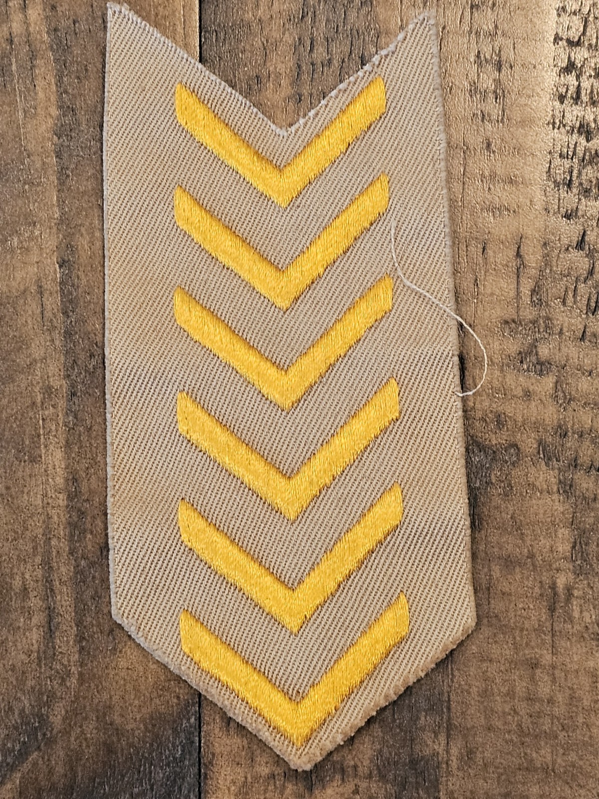 WWII US Army Vietnam Cold War Officer Big Gold Hashmark Patch L@@K!!!