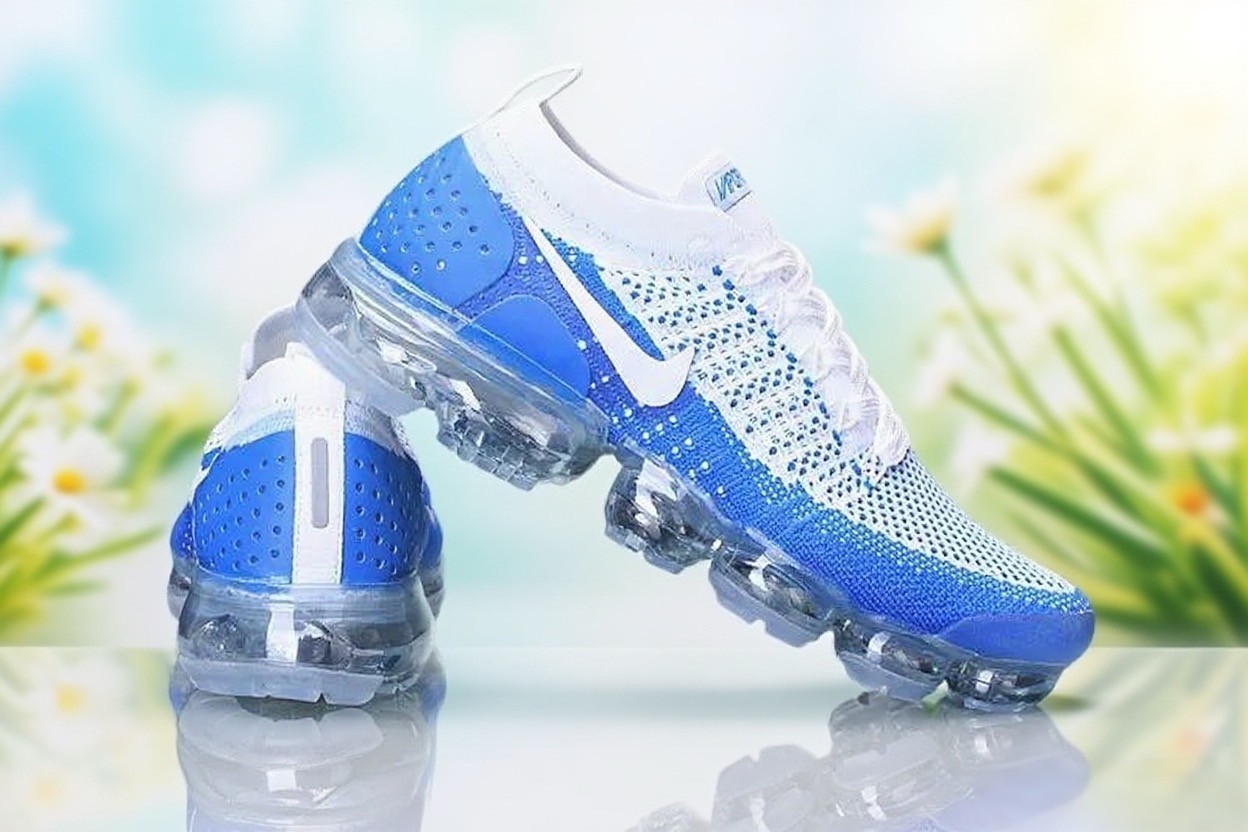 DS Nike Air VaporMax Flyknit 2 Blue Men's Air Cushion Shoes US7-11 Brand New