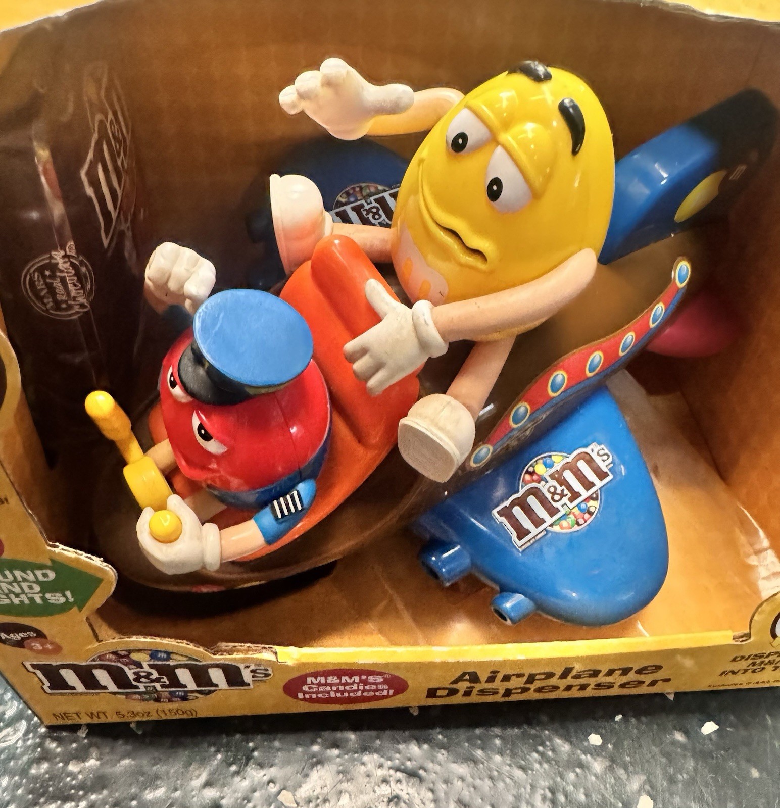 M&Ms Airplane DIspenser