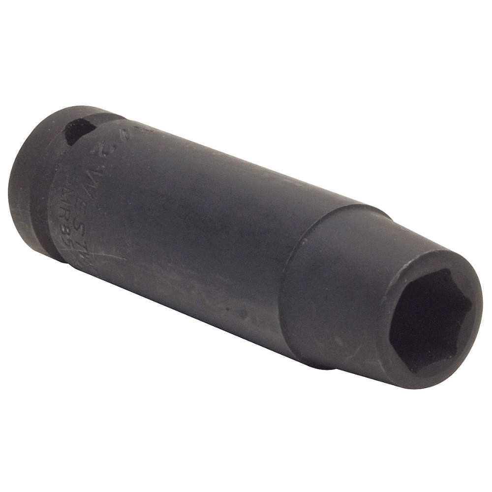 WESTWARD 4LXJ4 Impct Skt,Steel,Blk Oxd,13 mm 4LXJ4