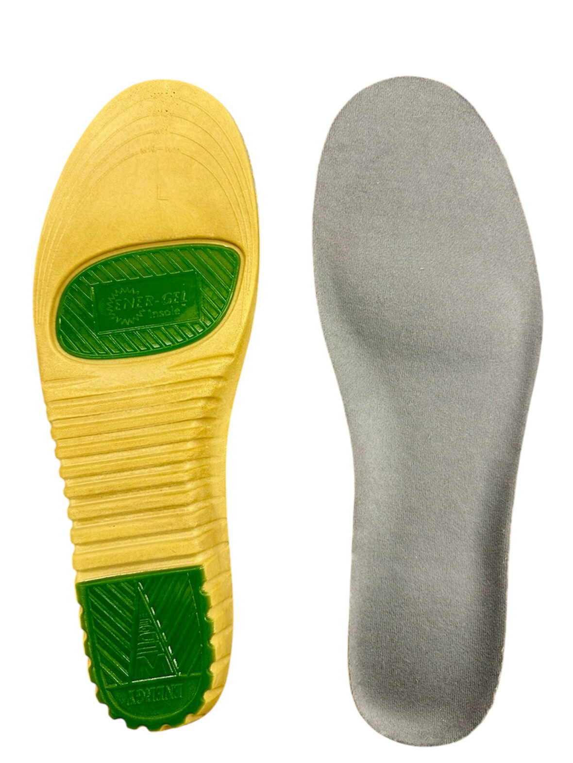 Ener-Gel Green Earth Insoles (2 Pr. included) MADE IN USA! Men 6-9, Women 6-10