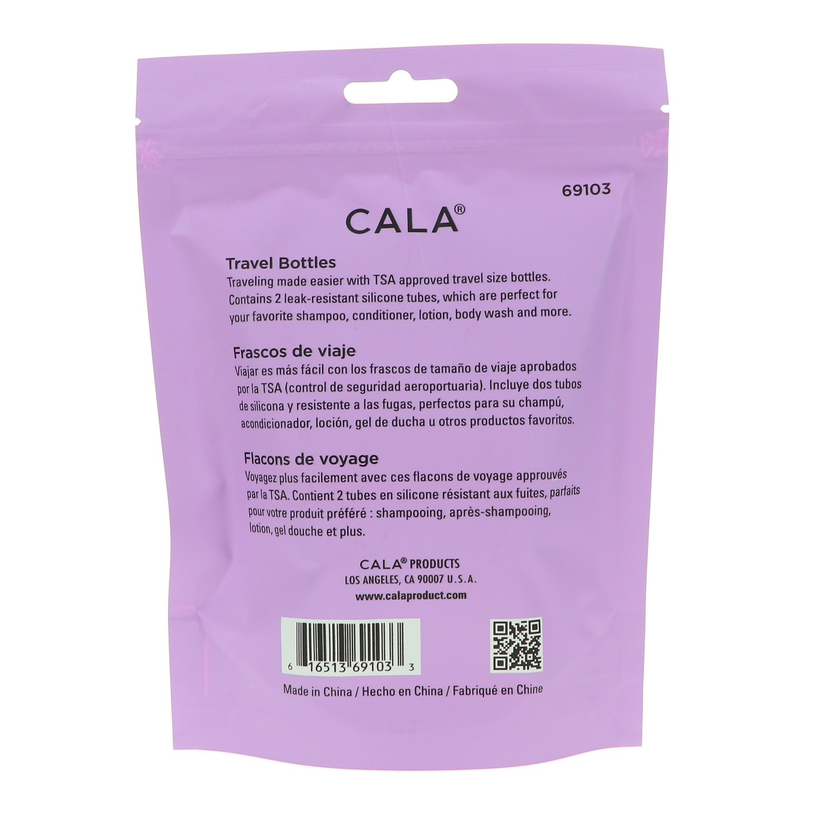 CALA Silicone Travel Bottles Mint