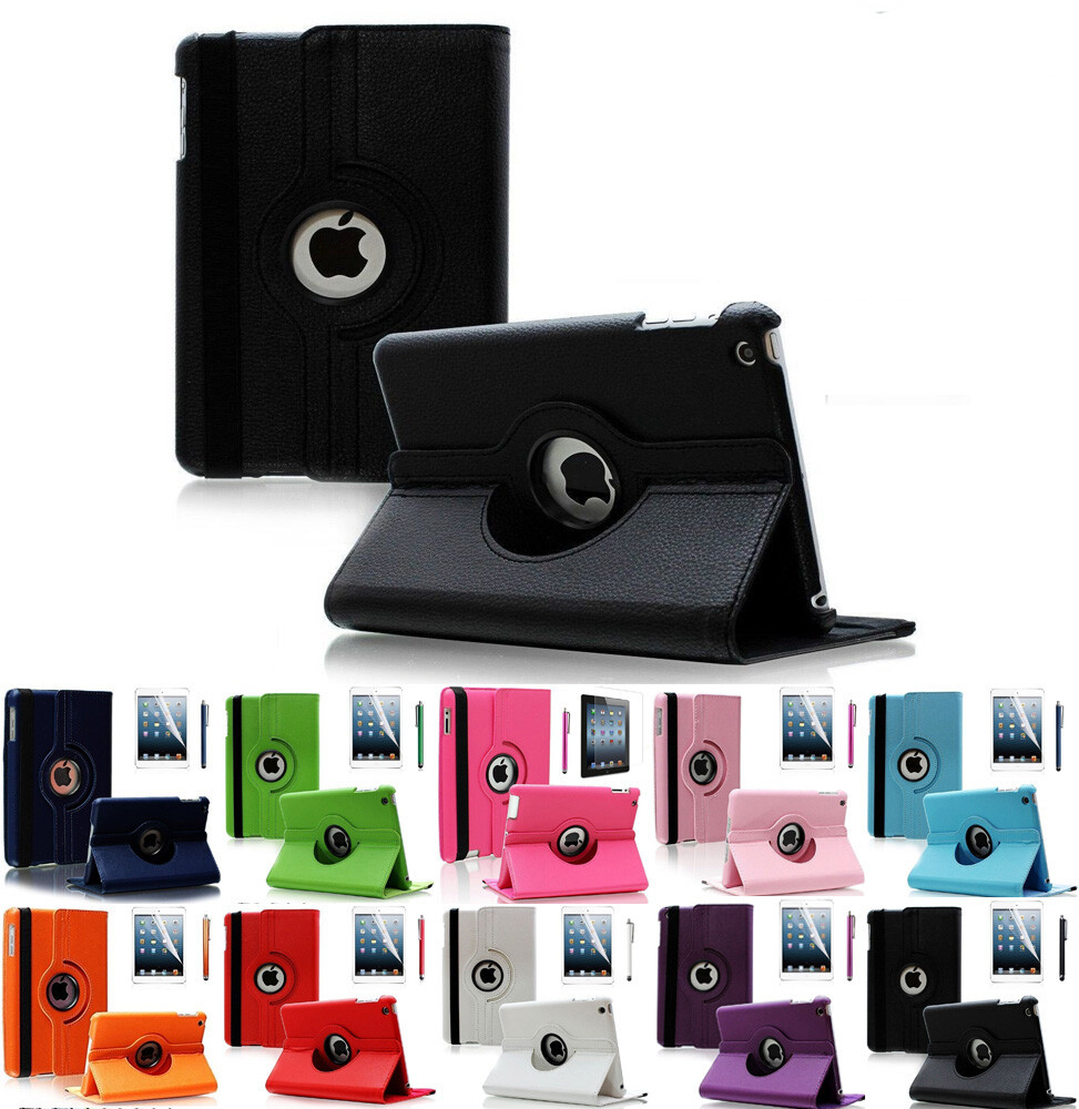 360 Degrees Rotating Stand Leather Case for Apple iPad Air 1st Generation