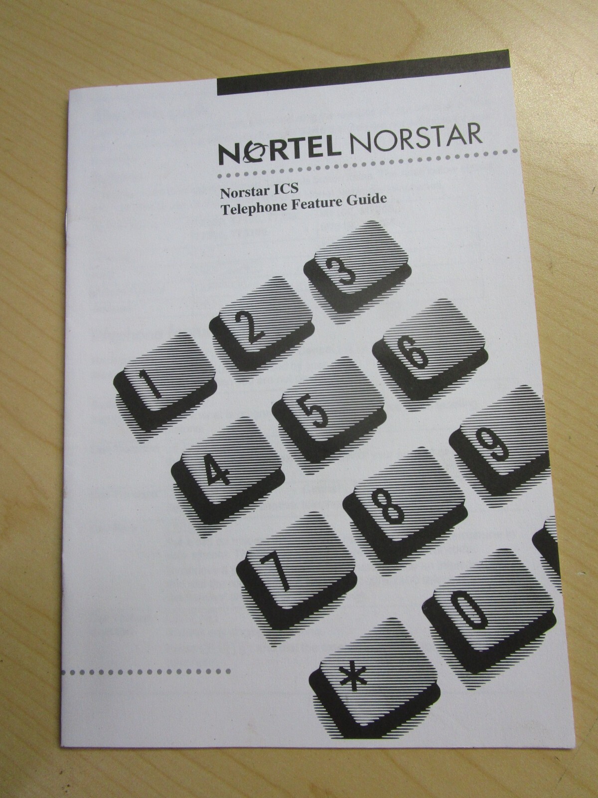 NORTEL NORSTAR Telephone Compact ICS User & Feature Card P0603537 ISSUE 2
