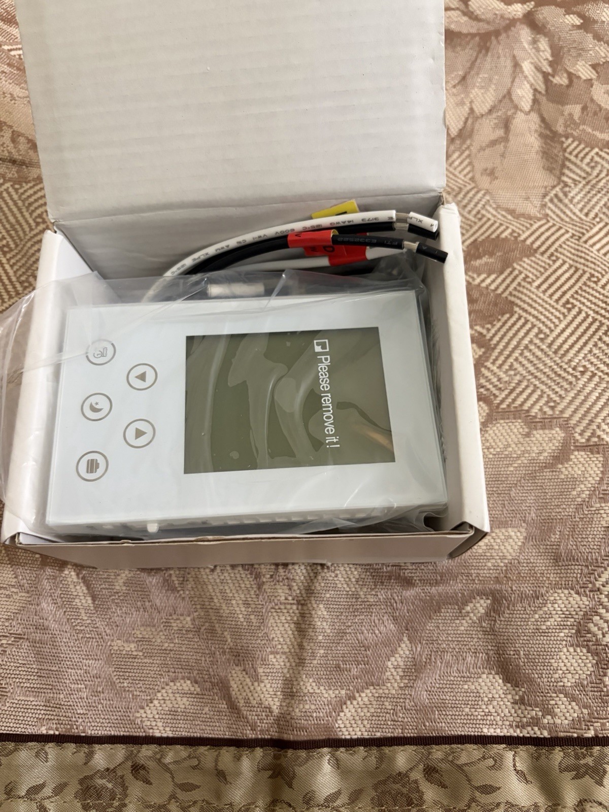 GM4 7-Day Programmable Radiant Floor Heating Thermostat 120V/240V GFCI New