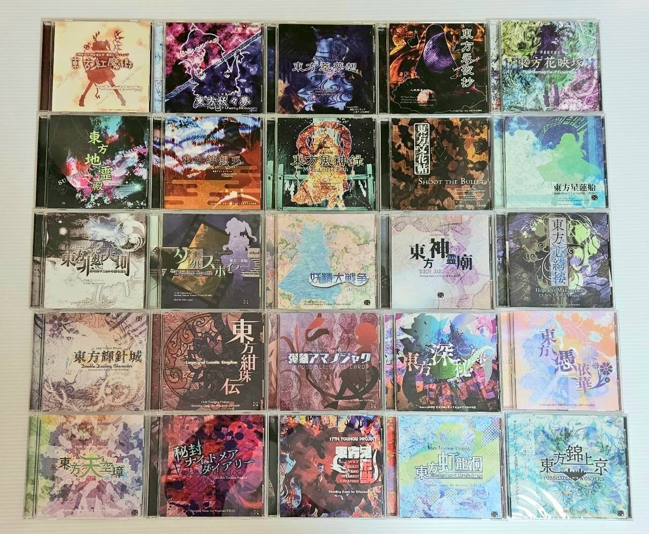 Doujin PC game Touhou Project Official Series 25 games set Toho Dojin Shooting