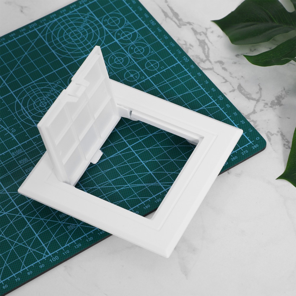 Bathroom Plumbing Access Panel Plastic Cover Plate for Drywall