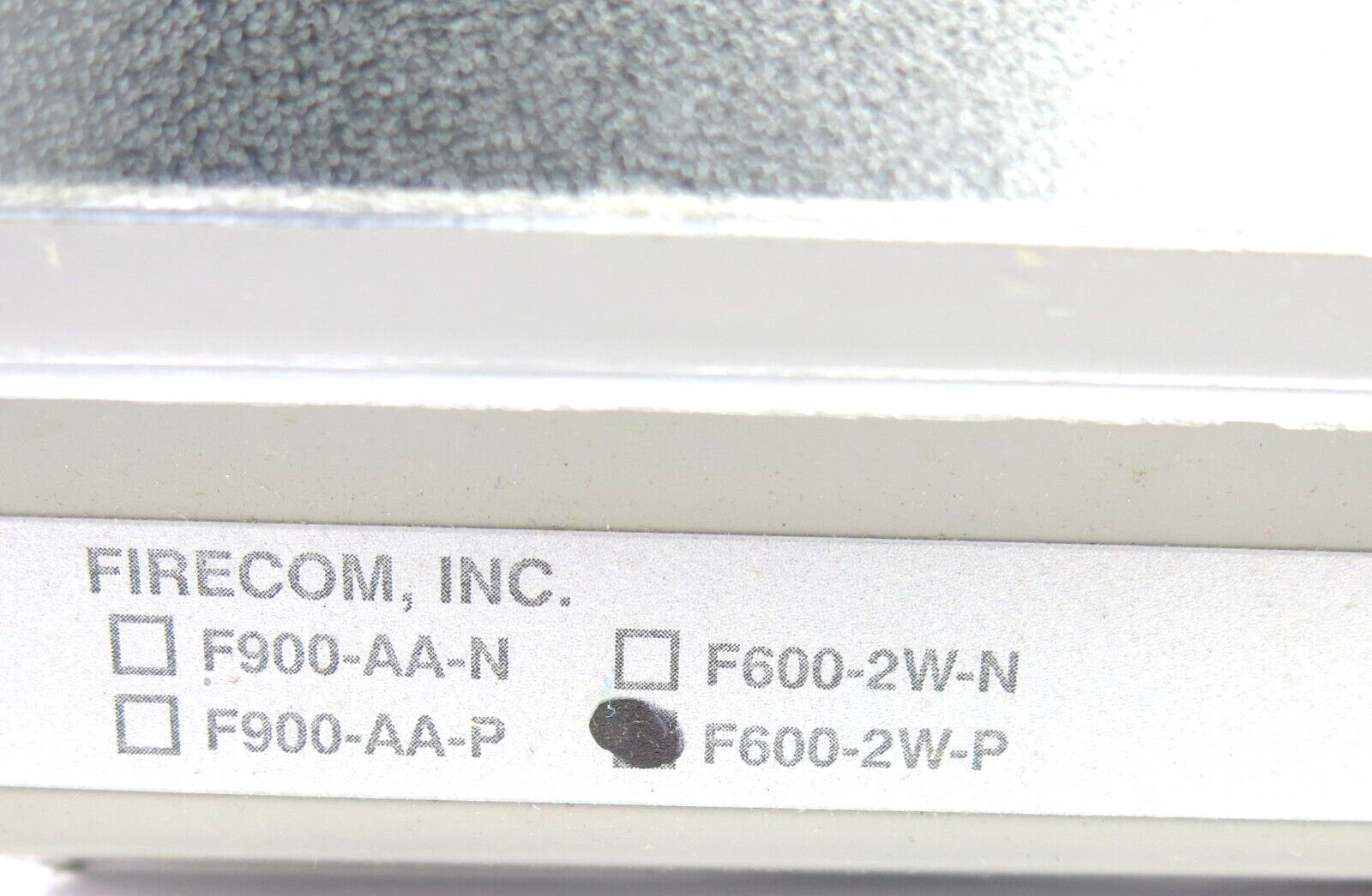 FIRECOM F600-2W-P 2-WIRE CONVENTIONAL DUCT SMOKE DETECTOR