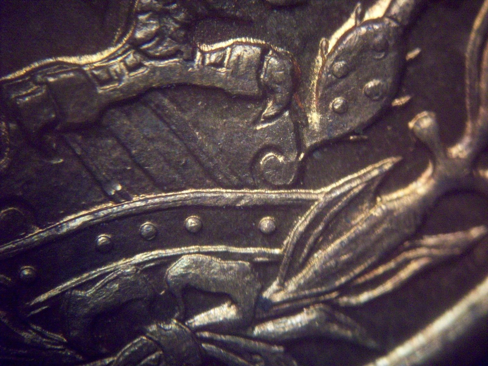 1960 one cent Strong Mexican doubled die REV coin