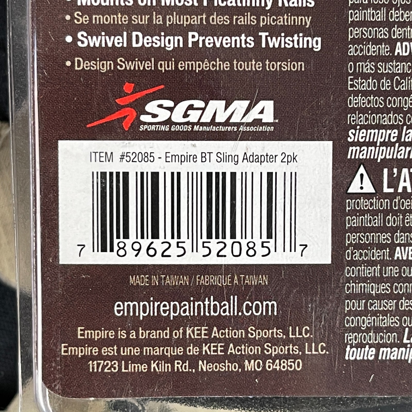 NEW BT Sling Adapter Set