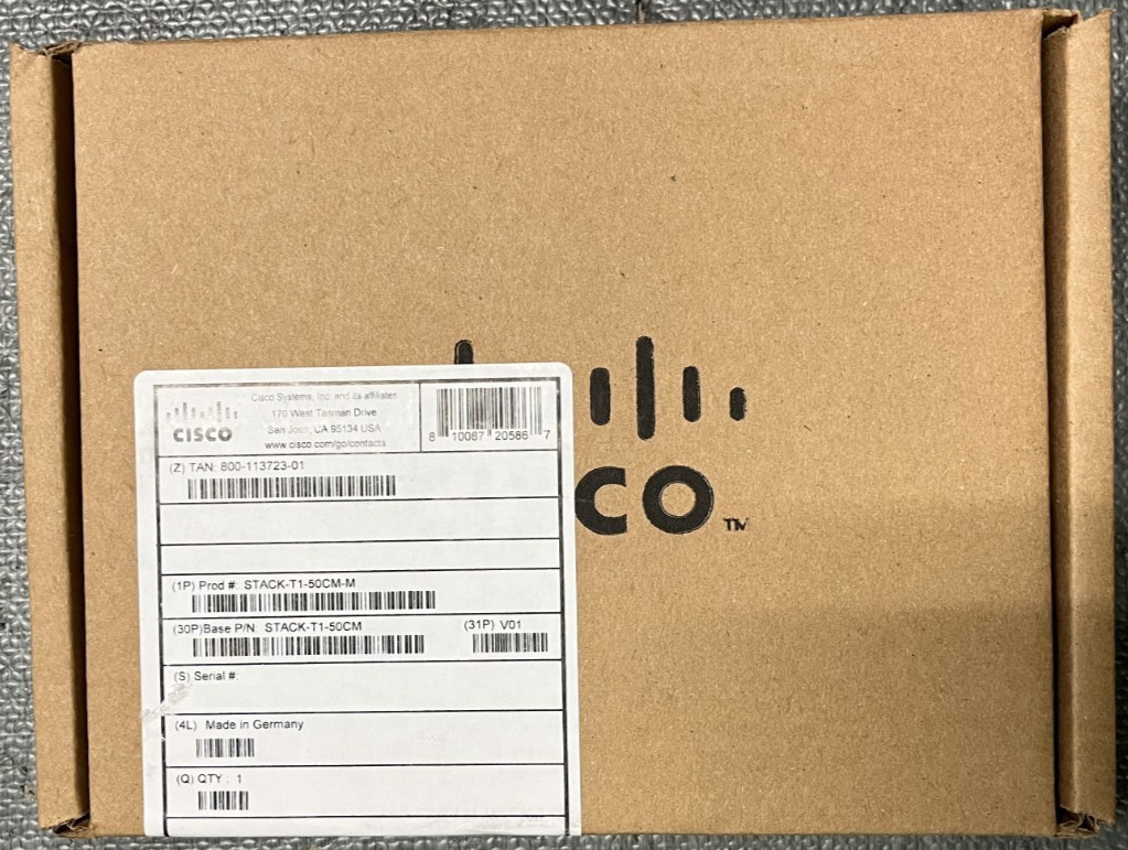 *NEW* Cisco Meraki Genuine STACK-T1-50CM-M Switch C9300 Stack Cable!  L@@K