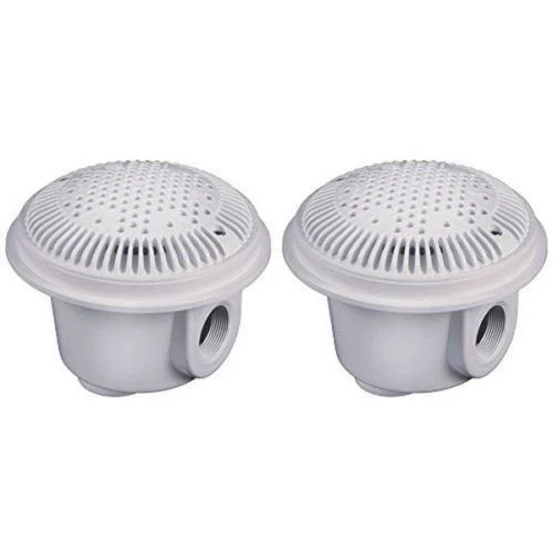 Hayward WG1049AVPAK2 White 2" x 1.5" Dual Suction Outlet Vinyl/Fiberglass Pools