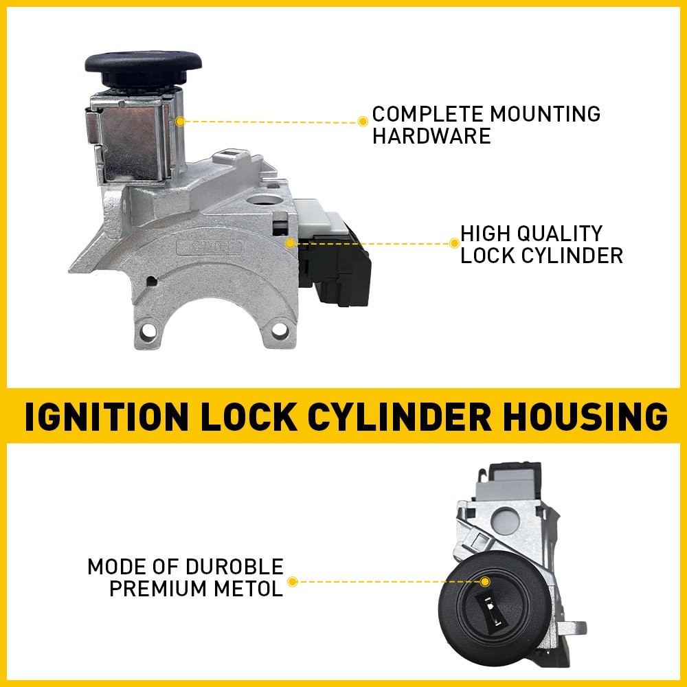 Ignition Switch & Front Door Lock Cylinders with 2 Keys Fit for Chevrolet GMC H2