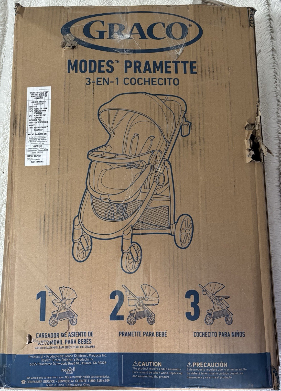 Graco Modes Pramette Stroller Redmond Open Box