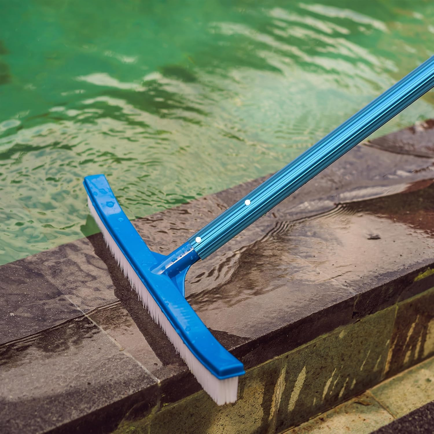 UNCO- Telescopic Pool Pole, 12 Ft, Adjustable 3Pc Expandable Cleaning Pole | Poo