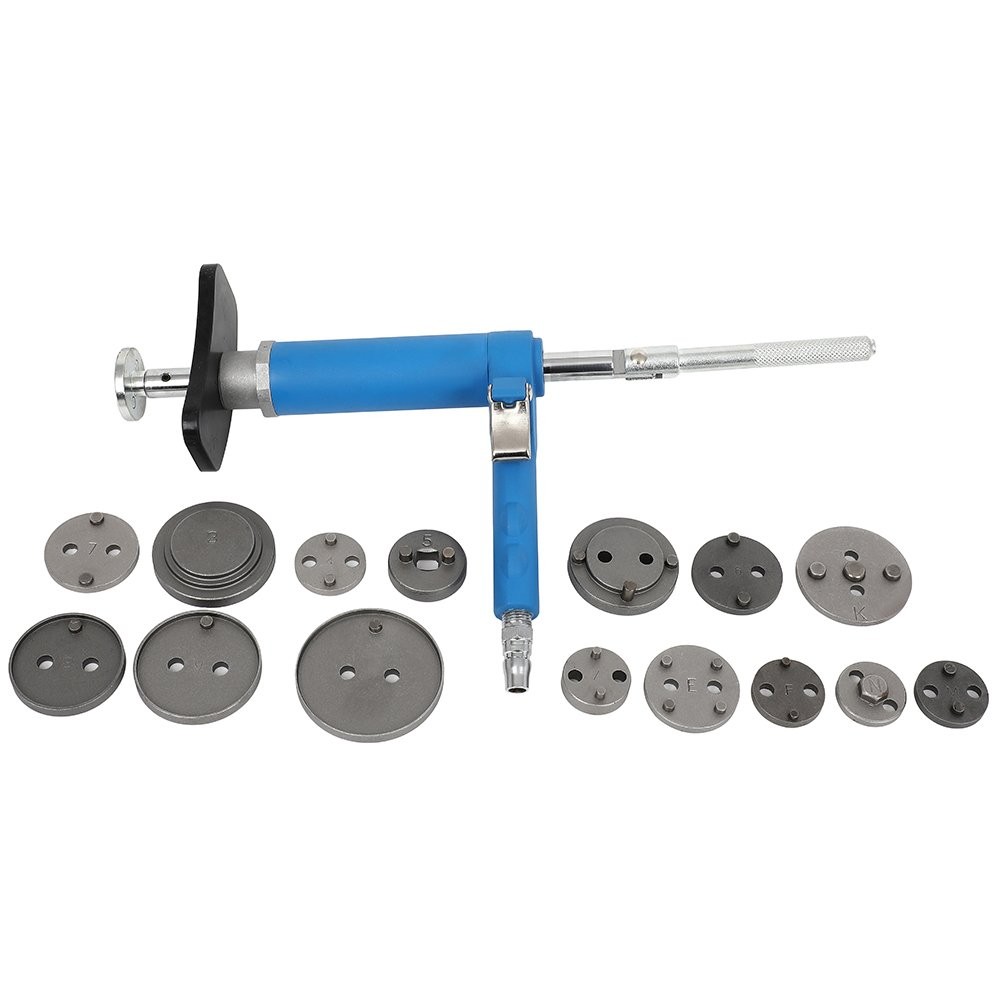 Pneumatic Air Rear Disc Brake Caliper Piston Pad Compressor Wind Back Tool Kit