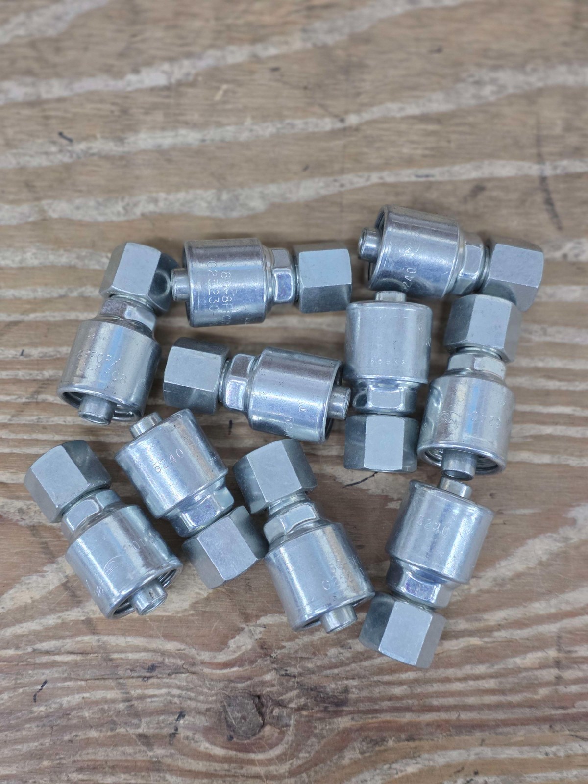 PACK OF 10 GATES HYDRAULIC HOSE FITTINGS - G25230-1212 (12G-12FFFORX)