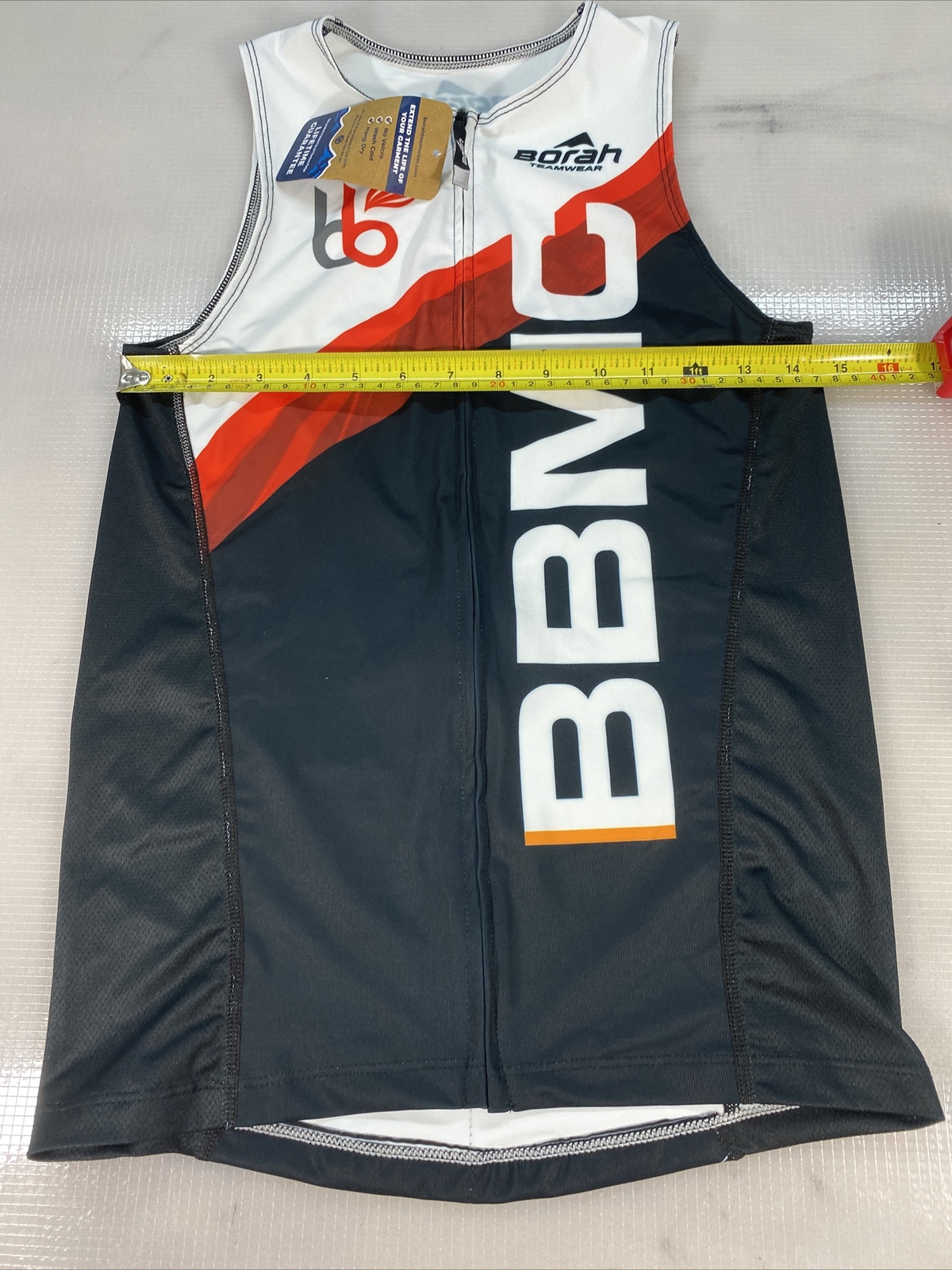 Borah Teamwear womens tri triathlon top Large L (8301-40)