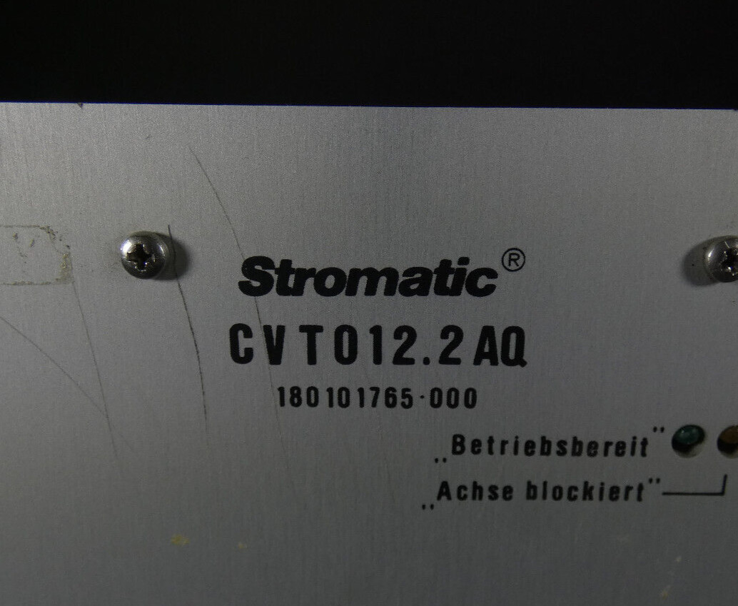 Stromag / Stromatic CVT012.2 AQ Servo Amplifier / Drive | 180101765-000