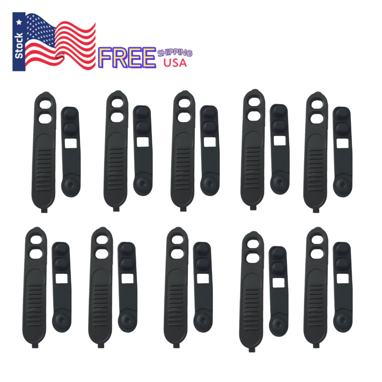 10X PTT Unit Cover and Rubber Button For Motorola Radio CP200 CP040  EP450