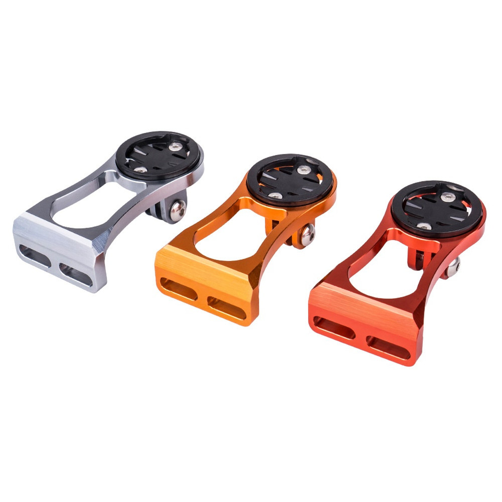 Bike Computer Mount with Aluminum Alloy Construction and Dual Mount Design