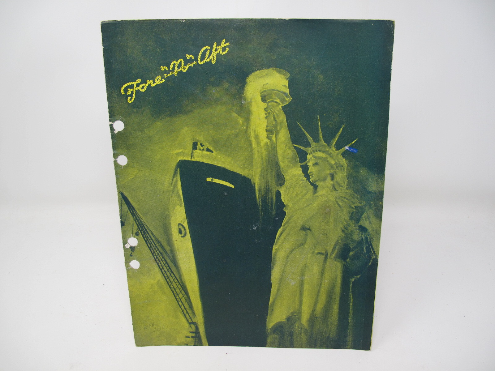 1942 Todd Richmond Kaiser Ships CA FORE 'N' AFT Employee Magazine Brothers Twins