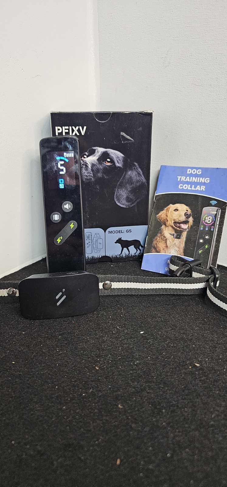 Dog Training Collar Shock Collar PPFIXV  Model G-5 Open Box