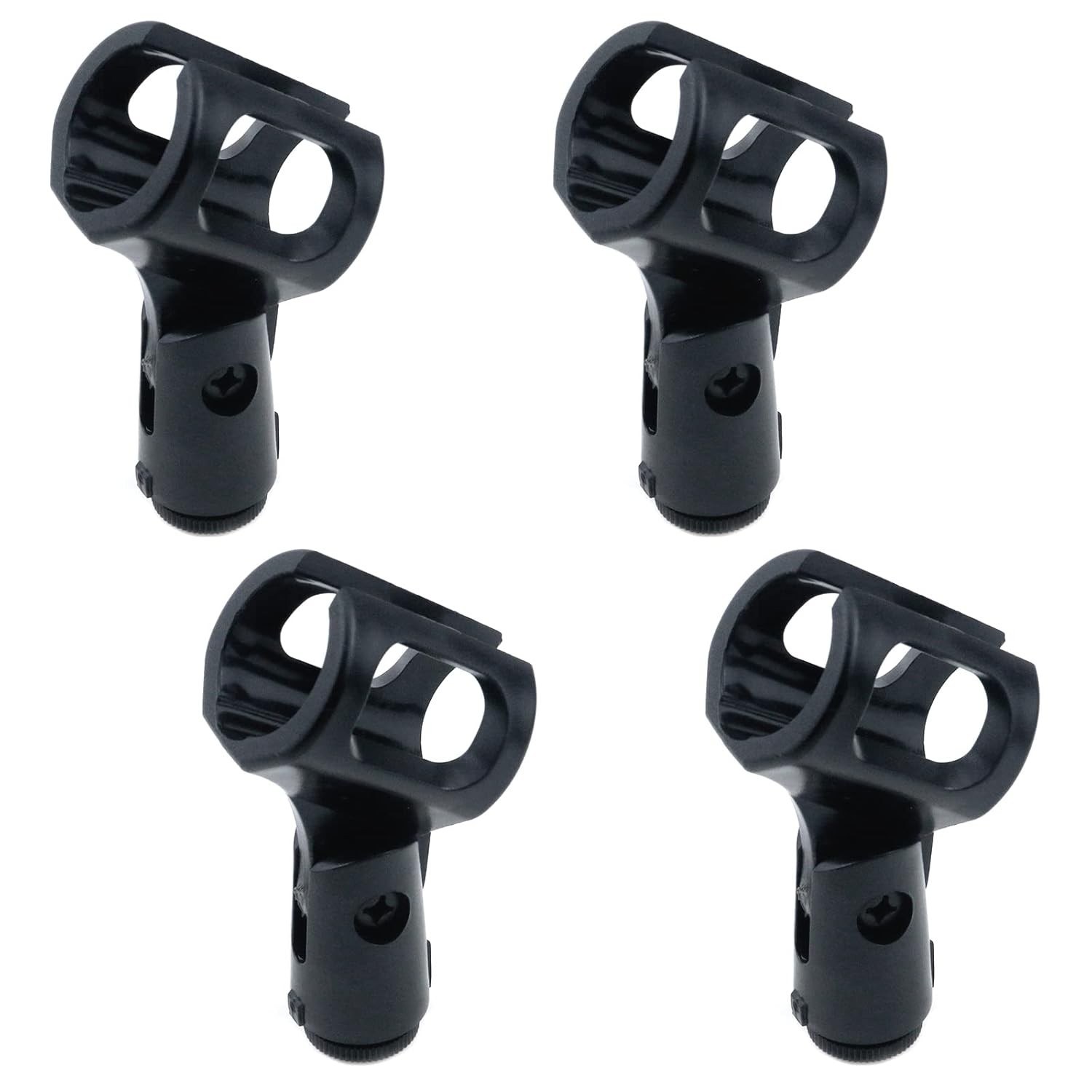 Wireless Microphone Holder Flexible Adjustable Handheld Rubber Microphone Clip